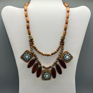 Wanderlust Wood Necklace